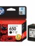 Cartouche jet d'encre original HP 650 NOIR