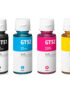 BOUTEILLE D'ENCRE ADAPTABLE HP HGT52 100 ML Cyan , Magenta ,Bleu