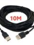CABLE USB 2.0 POUR IMPRIMANTE 10 MÈTRES - NOIR