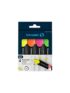 POCHETTE DE 4 SURLIGNEURS SCHNEIDER FLUO JOB 150 ASSORTIES