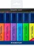Pochette 6+2 Fluo STAEDTLER