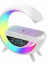 LAMPE LED 3 EN 1 AVEC HAUT-PARLEUR BLUETOOTH + CHARGEUR SANS FIL BT-3401