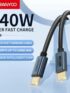 Tranyoo CC-7 240W Fast charging Braided C to C cable